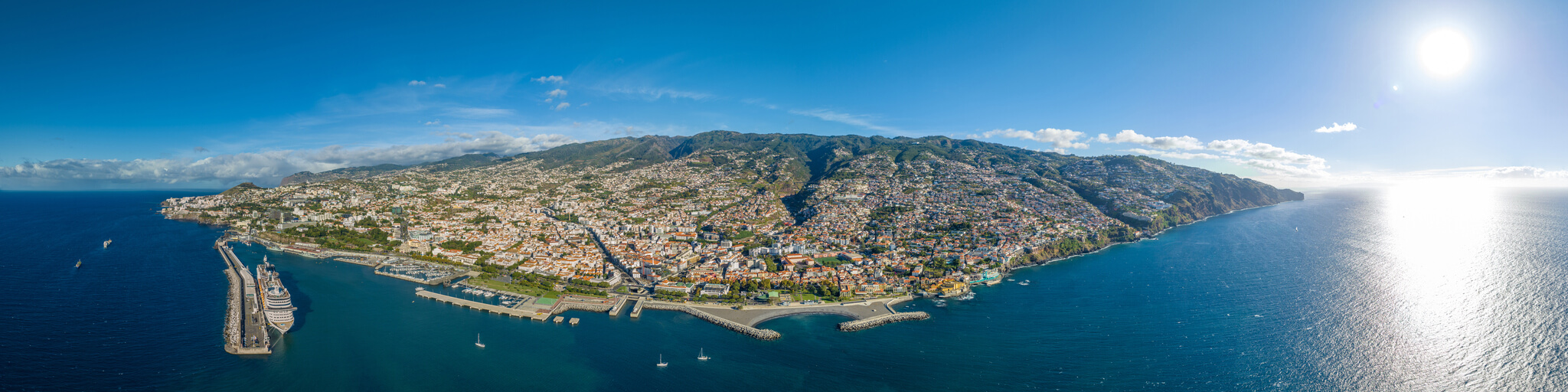 Madeira towns in map